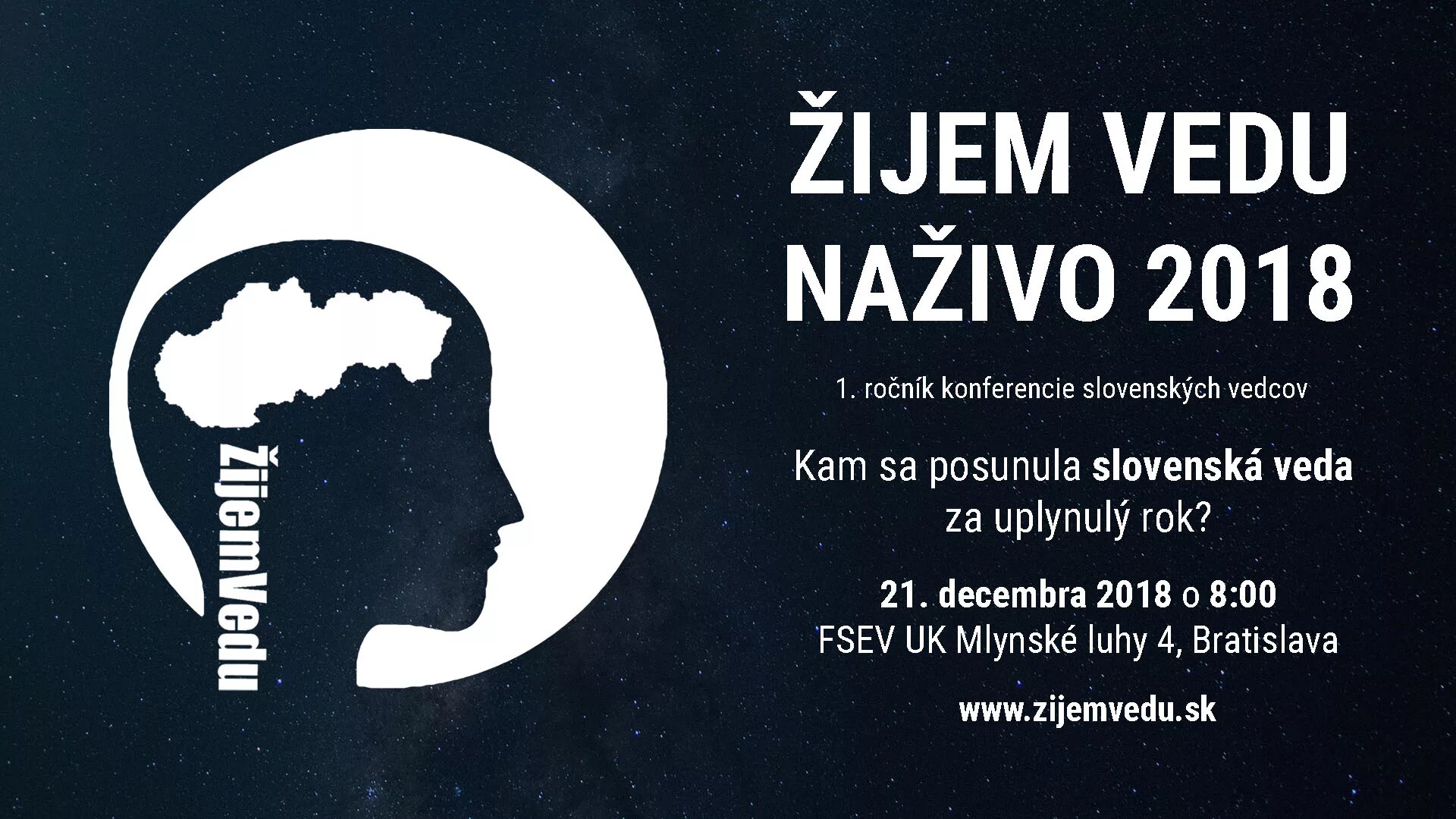 plagát žijem vedu naživo 2018